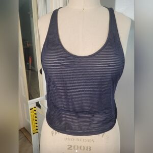 LULULEMON Mesh Crew Neck Workout Tank Top. As Is.